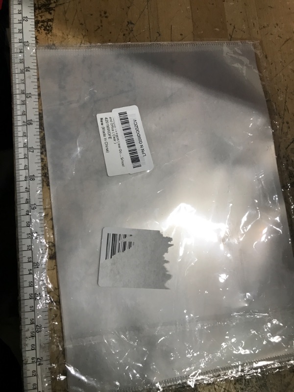 Photo 1 of ***IMAGE FOR REFERENCE*** YoeeJob 3 Piece Clear Document Folders for 8.5"x11" and A4 Sheets, L-Type Plastic Folders for Protection and Storage, Suitable for School and Office