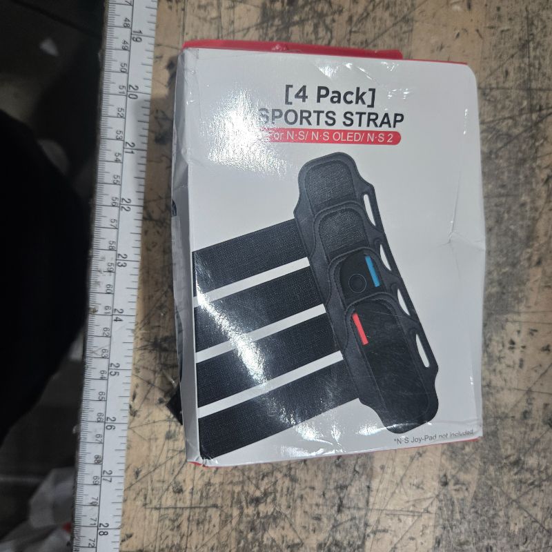 Photo 1 of [4 Pack - Switch 2/1] Leg Strap for Ring Fit Adventure/Sports Play Soccer,for Nintendo Switch 2/1, Compatible with Joy Cons 2 Switch OLED Controller Game Accessories, Adjustable Elastic Strap,2 Size for Adults & Children