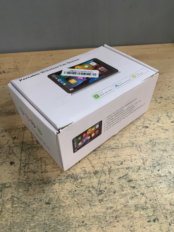 Photo 1 of 2025 Enhanced Carplay Screen for Car - 7" HD Portable Carplay & Android Auto with Bluetooth, HD Backup Camera, GPS Navigation, Siri, FM Radio, AUX, and Mirror Link – Compatible with All Vehicles