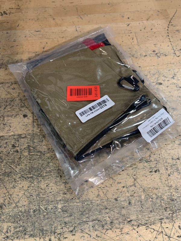 Photo 1 of 4 Pack Tool Bag, Premium Tool Pouch Zipper Bag, 12" Tool Pouch with Zipper, Multipurpose Storage Pouch with Carabiner for Tools, Stationary, Pencil Pouch, Gadgets, Cosmetics