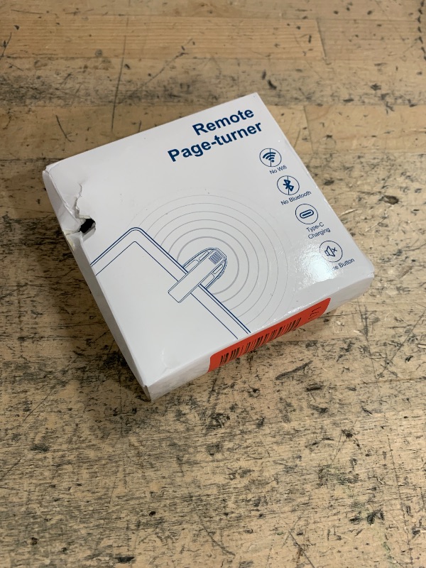 Photo 1 of [2 Clips] Finger Ring Kindle Page Turner Remote Control for Paperwhite: Rechargeable Wireless Clicker for Reading on Bed for iPhone Android iPad, Camera Shutter & Video Record Accessories (Pink)