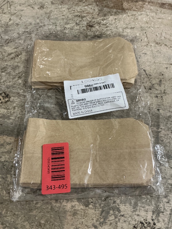 Photo 1 of 100-pack 3x5 Inches Mini Size Natural Kraft Paper Bags for Bakery Cookies Treats Snacks Popcorn Small Gift bag