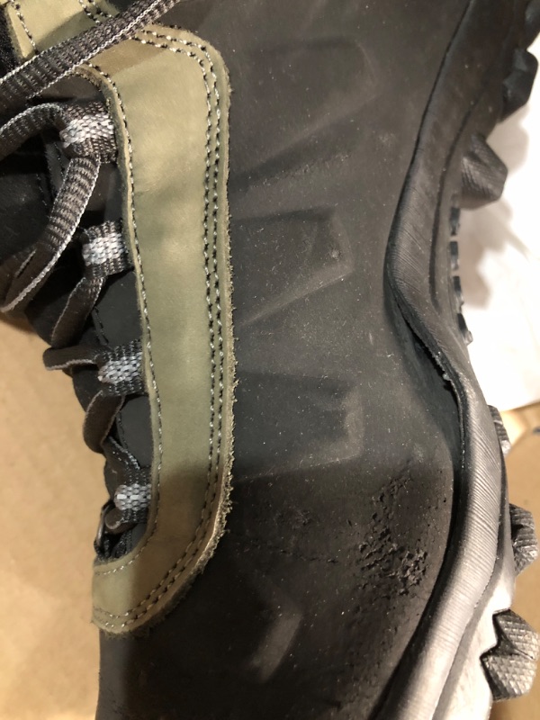 Photo 1 of ***(MINOR DAMAGE/ SEE NOTES)***XPETI Hiking Boots Men Waterproof Sneakers Boot Non Slip Trekking Trails Boots Black/Grey 13