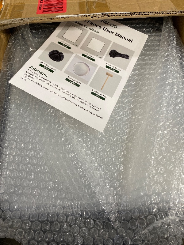 Photo 1 of 24 Panels Portable Small Animals Playpen,48"x 24"x 28" Transparent Pet Playpen,Portable Plastic Enclosure,Puppy Play Pen for Indoors Outdoor Pet Fence for Guinea Pigs,Bunny,Ferrets,Hamsters,Hedgehogs