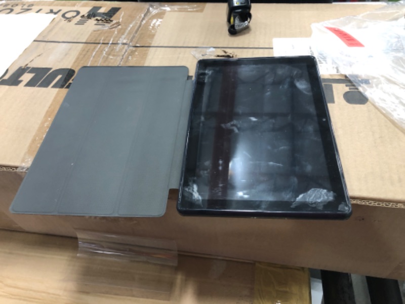 Photo 1 of ***************EDGE OF SCREEN BROKEN OFF FRAME; NOT FUNCTIONAL*****************
HOTTABLET 10" Android 15 Tablet, 12(4+8Expand) GB RAM+64GB ROM, 2+8MP Dual Camera, 6000mAh Battery (Tablet+case+Stylus) (Pink)