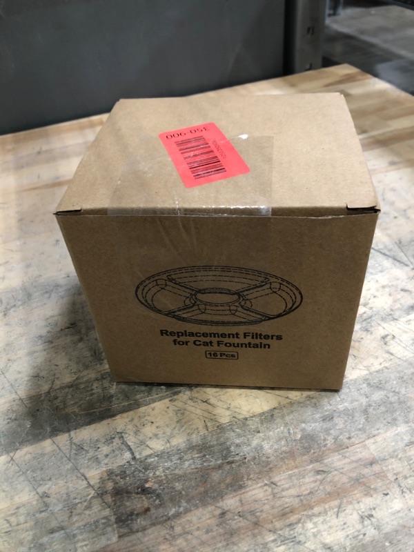 Photo 1 of 21-Piece Cat Fountain Filter Replacement Kit: Includes 16 Filters, 4 sponges, and 1 Brush. Features Double The Activated Carbon and ion Exchange Resin, Fitting Fits Most pet (not Compatible Catit).