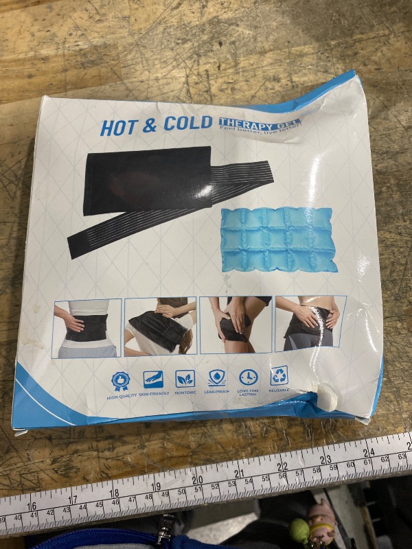 Photo 1 of 2 Ice Packs for Injuries Reusable, Cold and Hot Packs for Injuries, Joint Pain, Muscle Soreness, and Body Inflammation, Adjustable Ice Packs Wraps for Knees, Back, Shoulders, Arms, and Legs