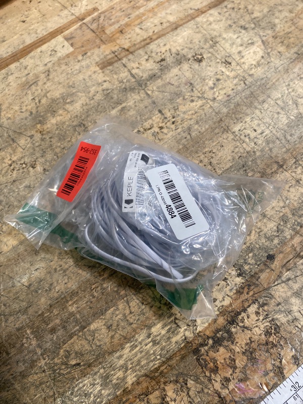 Photo 1 of 10m RJ11 to RJ45 Cable RJ11 to RJ45 Cable Phone Telephone Cord RJ11 6P4C to RJ45 8P8C Connector Plug Cable for Landline Telephone (White)