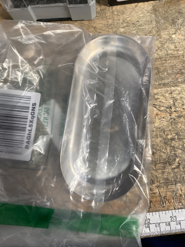 Photo 1 of 1 Pcs 9 Inch x 3.8 Inch Trinket Tray, Silver Stainless Steel, for Serving Trays Towel Storage Dish Plate Tea Fruit Trays Jewelry Plate Decorative Storage Tray