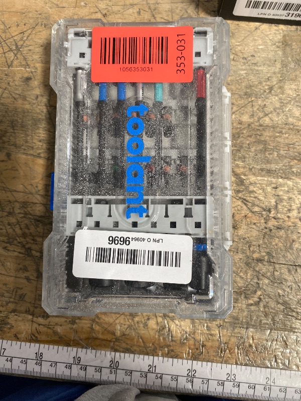 Photo 1 of *** RAED COMMENTS***    toolant Impact Driver Bit Set,52-Piece S2 Steel Screwdriver Bit Set,Hex,Torx,Phillips,Slotted,Square Bits and Nut Driver with Case