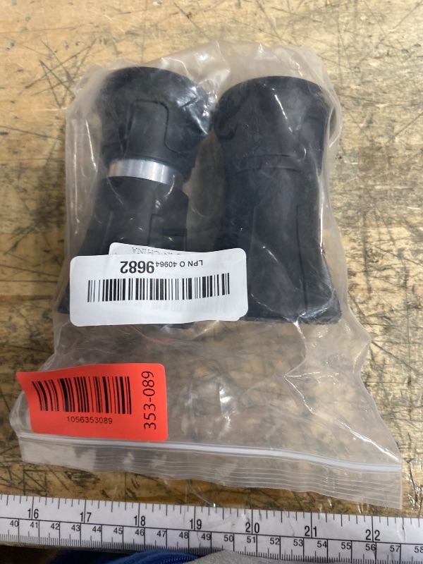 Photo 1 of 2 Pack Heavy Duty Fireman Style Hose Nozzle - Fits All Standard Garden Hoses - High Pressure Sprayer Nozzle to Wash Your Car or Water Your Garden – Leak Proof (Black)