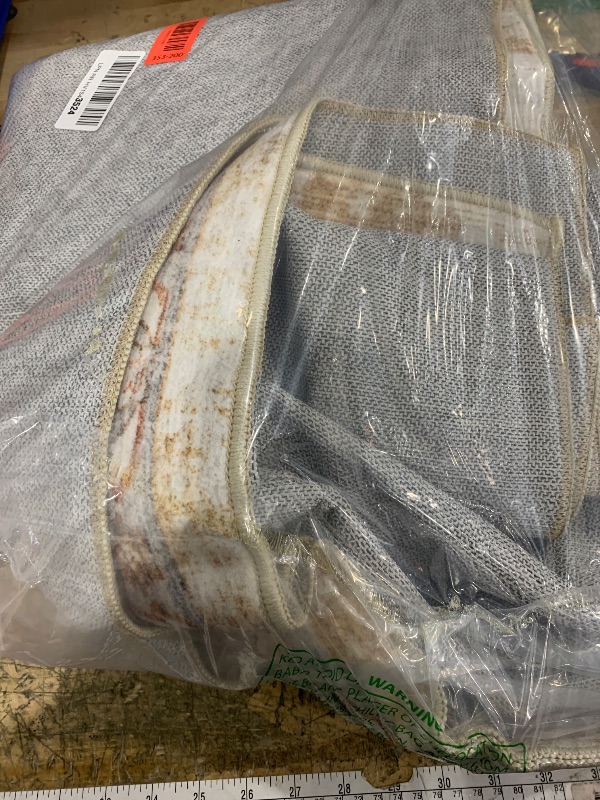 Photo 1 of ***SIZE UNKNOWN*** Washable Hallway Runner Rug: Vintage Non Slip Soft Rug for Entryway Kitchen Living Room Low-Pile Water Resistant Carpet for Bathroom Nursery Thin Floor Mat for Bedroom Dining Room(Beige)