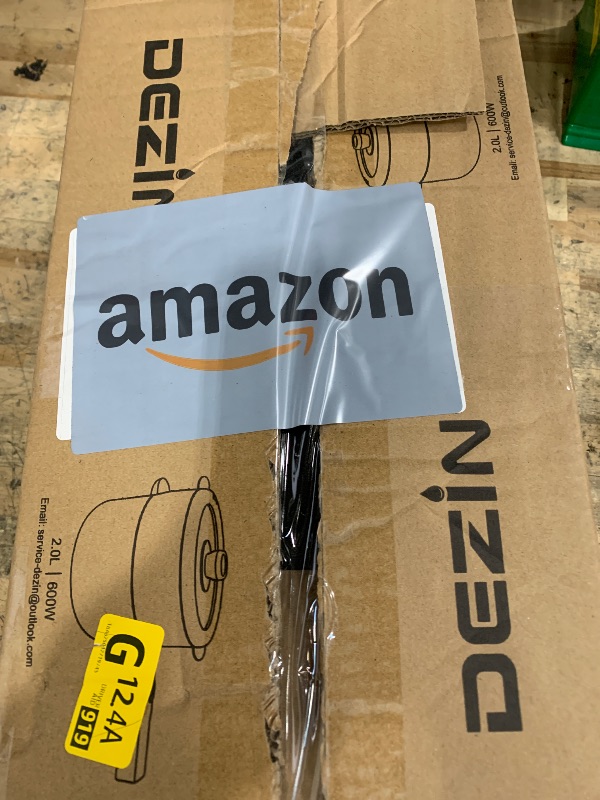 Photo 1 of *LID IS BROKEN* Dezin Electric Cooker, 2L Non-Stick Sauté Pan, Rapid Noodles Cooker, Mini Pot for Steak, Egg, Fried Rice, Ramen, Oatmeal, Soup with Power Adjustment, College Dorm Room Essential(Egg Rack Included)