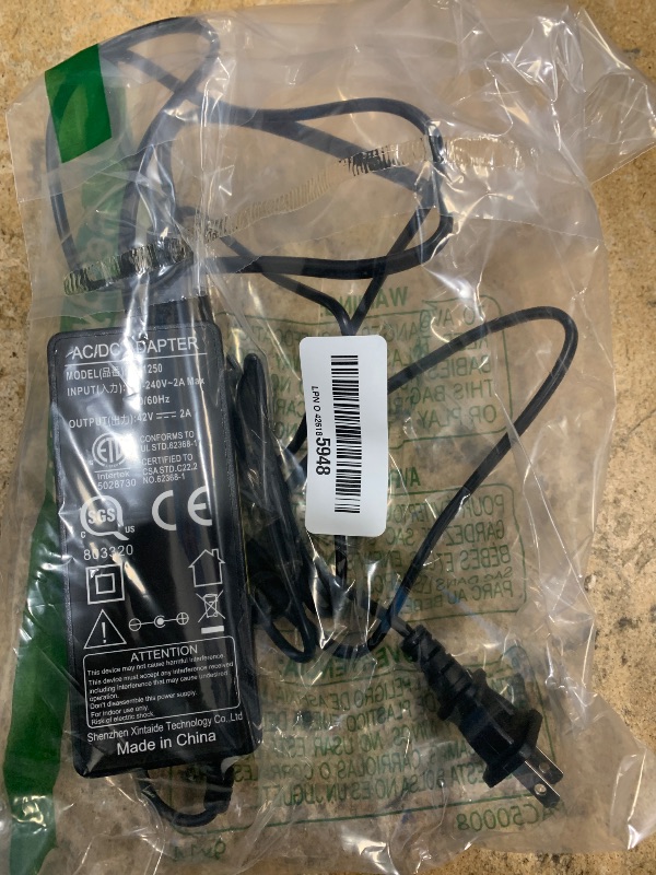 Photo 1 of 42V Replacement for Hiboy Electric Scooter Charger Compatible with Hiboy S2 Pro, S2 Lite, S2, KS4, KS4 Pro, NEX, NEX3, NEX5, Max, Max3, Max V2 Electric Scooter Foldable e-Scooter Power Supply