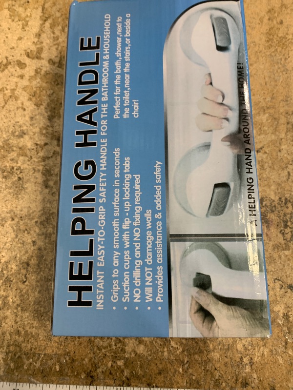 Photo 1 of 2 Pack Grab Bars for Bathtubs and Showers, Shower Handles for Elderly Seniors bar Safety 500 lbs Walls Handicap Heavy Duty Holder Hooks to Lift Large Tile Glass Suction Cups Tool