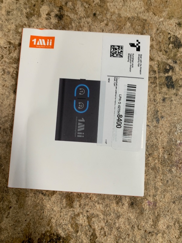 Photo 1 of 1Mii Bluetooth 5.3 Transmitter Receiver for TV to Wireless Headphones, Dual Link AptX Adaptive/Low Latency/HD Audio, Aux Adapter for Home Stereo, Airplane, Boat, Gym