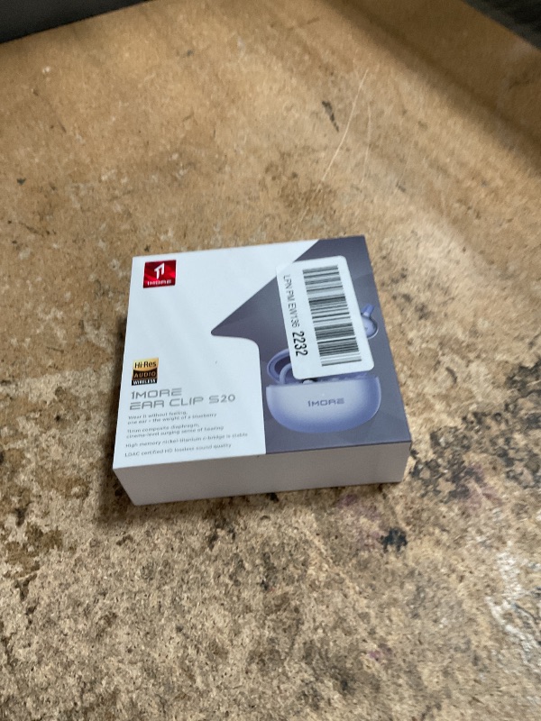 Photo 1 of 1MORE Open Ear Earbuds S20 - Clip-On Earbuds Hi-Res Certified Audio, Dual-Core Bluetooth 5.4 Ear Clip Wireless Bluetooth Headphones, ENC 4 MIC,IPX5, Comfortable Fit Sports Running, Workout