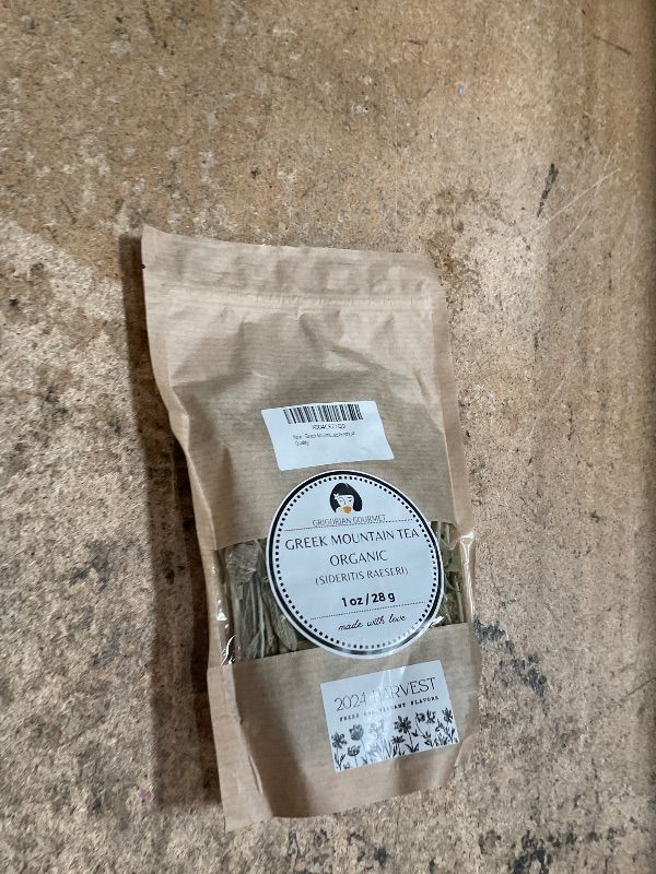 Photo 1 of *11/30/2026* Greek Mountain Tea Organic (Sideritis Raeseri) Ironwort 1 OZ Herbal Tea from Greece Handpicked Premium Quality
