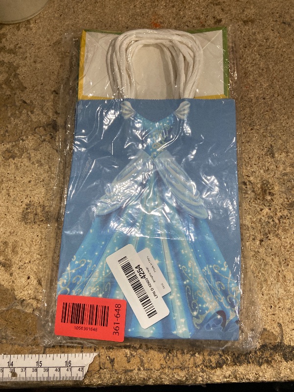 Photo 1 of 16 Packs Princess Party Gift Bags, Princess Party Supplies for Kids Princess Themed Birthday Party treats bags