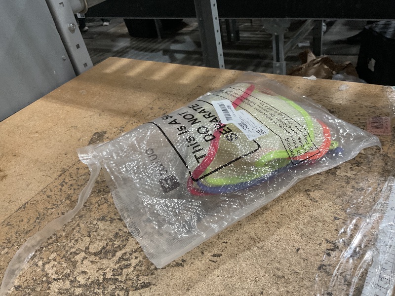 Photo 1 of *ONLY 4* Tatuo 5 Pcs Exfoliating Face and Body Wash Cloths Towel Weave Bath Exfoliating Scrub Massage Bath Cloth for Women and Men, 10.63 x 9.05 Inch(Green, Orange, Pink, Purple, Red Edge)