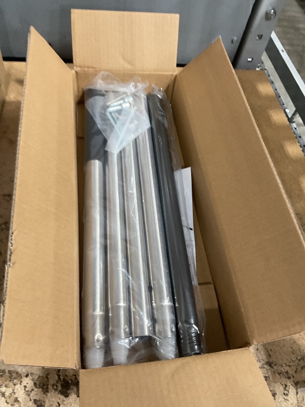 Photo 1 of *HANDLE ONLY* YEELOR Artificial Turf Rake with Adjustable Steel Handle from 32 to 61 Inch, Durable Artificial Grass Rake, Turf Brush for Cleaning pet Hair, Large Fallen Leaves and Dead Grass from Artificial Turf