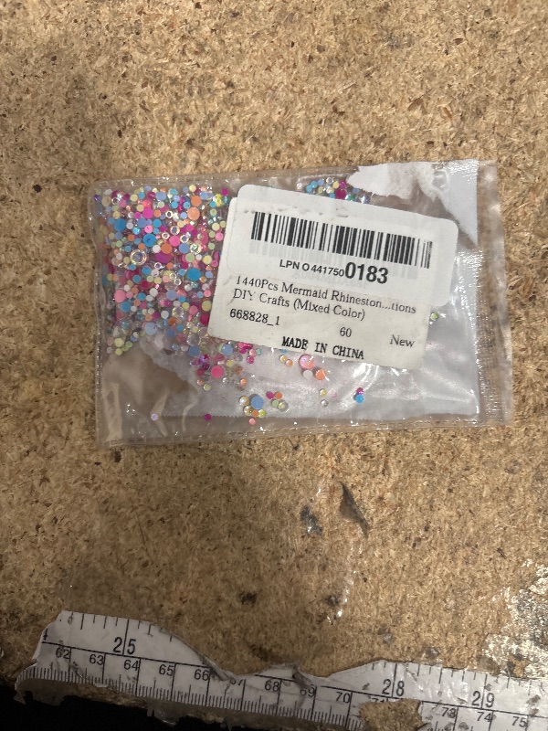 Photo 1 of 1440Pcs Mermaid Rhinestone, Colorful Rhinestones Nail Charms Gems Bling Beaded Nail Art Beads Candy Caramel Stone for Nails Art Supplies Decorations DIY Crafts (Mixed Color)