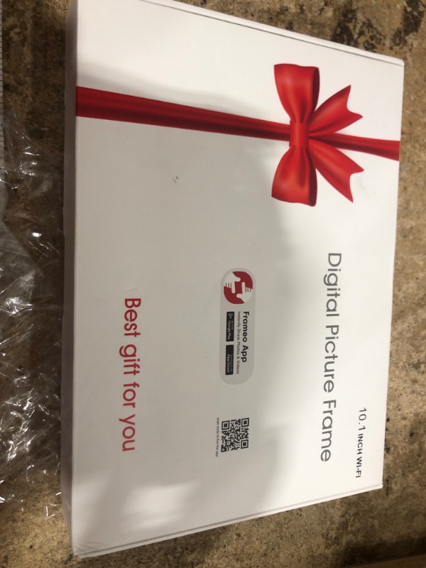 Photo 1 of Frameo 10.1 inch Digital Picture Frame WiFi Smart Digital Photo Frame Wood IPS HD 1280 * 800 1080P Touch Screen Auto-Rotate Easy Setup to use Free Share Photos and Videos Gift for mon Father Women