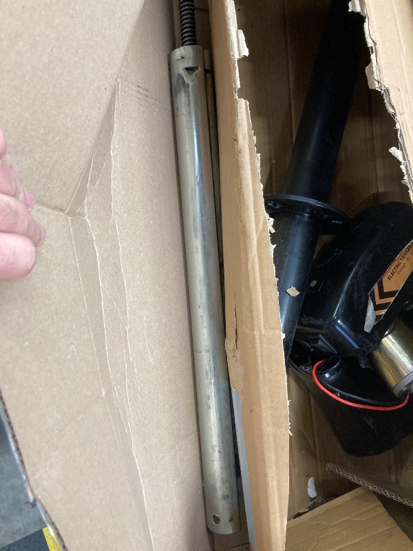 Photo 1 of **HEAVILY USED, SOLD FOR PARTS** SEALIGHT 7500LB Electric Trailer Jack,Heavy Duty RV Electric Power Tongue Jack,9.84"-33.85" Electric Tongue Jack Waterproof for A-Frame Trailer,Utility Trailer,RV,12V DC and LED Light