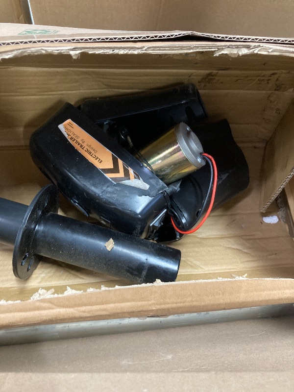 Photo 1 of **HEAVILY USED, SOLD FOR PARTS** SEALIGHT 7500LB Electric Trailer Jack,Heavy Duty RV Electric Power Tongue Jack,9.84"-33.85" Electric Tongue Jack Waterproof for A-Frame Trailer,Utility Trailer,RV,12V DC and LED Light