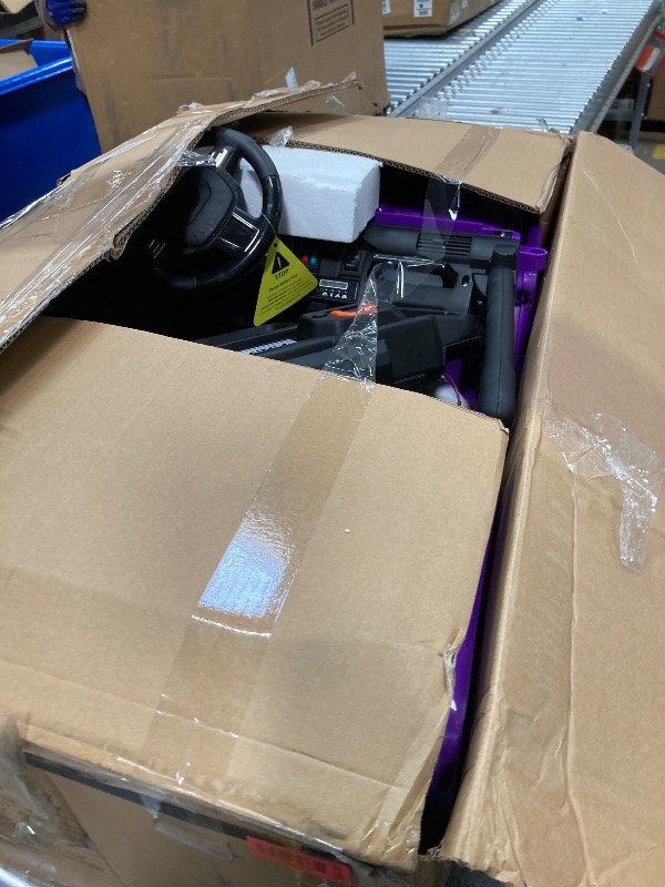 Photo 1 of ***SELLING AS PARTS ONLY***24V Ride on Car Toys, Remote Control 4 Wheels Electric Power Car for Toddlers Kids Boys Girls, 2 Seater Motorized Ride on Cars Vehicle, Purple