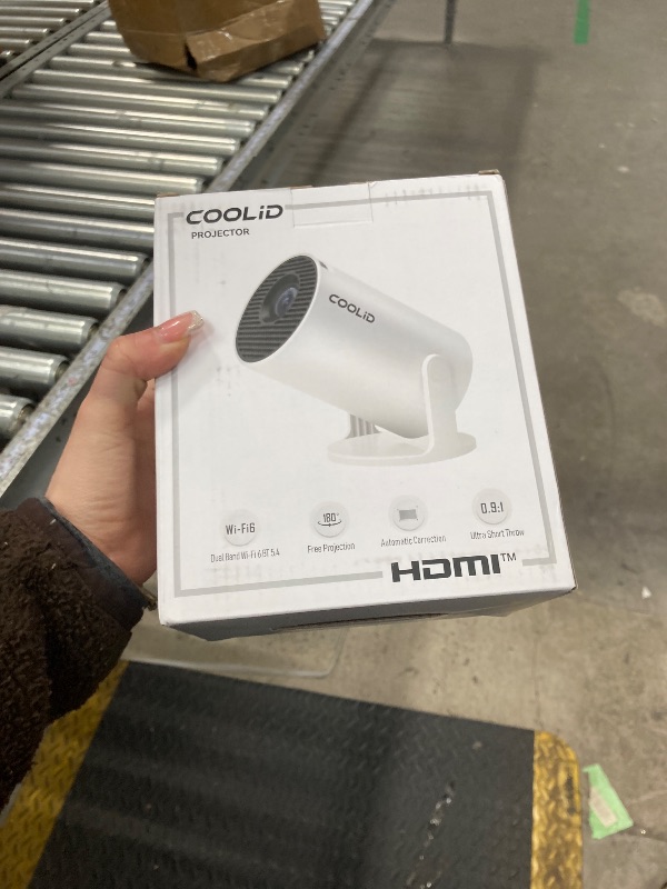 Photo 1 of [Built-in Apps & 2026 Upgraded] Mini Projector Support 4K 1080P Auto Keystone 180° Rotatable with WiFi 6 and Bluetooth 5.4, Projector Portable Compatibile with HDMI/TV Stick/Memory Stick/Laptop-White