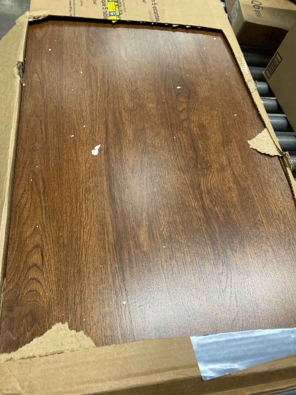 Photo 1 of **with damaged**Sauder 5-Shelf Split Bookcase/ Book shelf, Oiled Oak finish