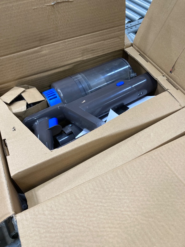 Photo 1 of ****used****KCLASO Cordless Vacuum Cleaner, 550W 45KPA 50Min Vacuum Cleaners for Home, Self-Standing Stick Vacuum with Touch Screen, 3 Power Modes, Rechargeable Battery, Handheld Vacuum for Pet Hair Carpet Floor