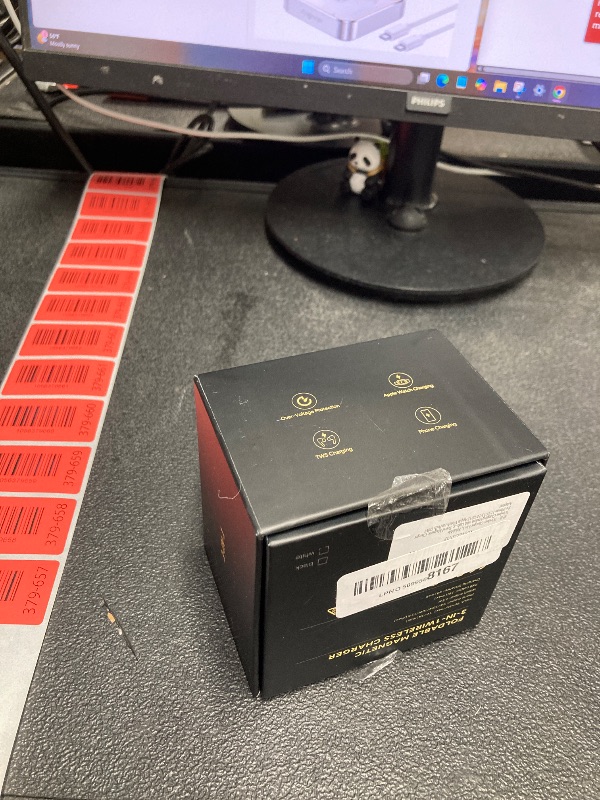 Photo 1 of ?2026 Upgraded?Wireless Charger 3 in 1, Foldable Wireless Charging Station with Light for Apple MagSafe Charger, Travel Magnetic Charger for iPhone 17/16/15/14/13/12 Apple Watch AirPods (20W Adapter)