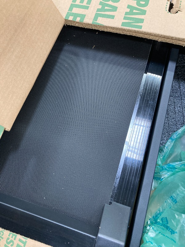 Photo 1 of **NON RETURNABLE**
**NON REFUNDABLE**


Treadmill with Handles, 2026 Upgraded Small Treadmills Home, Portable Electric Treadmills for Home 300 lbs Capacity,Walking Pad Treadmill,Lightweight Foldable Walking Pad,LED Display(Black)
