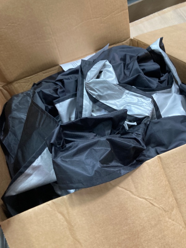 View 2 of ***CANOPY TOP ONLY*** GarveeLife 10x20 Pop Up Canopy, Heavy Duty Outdoor Instant Canopy Tent Silver Coated Top, 3 Adjustable Height, Black