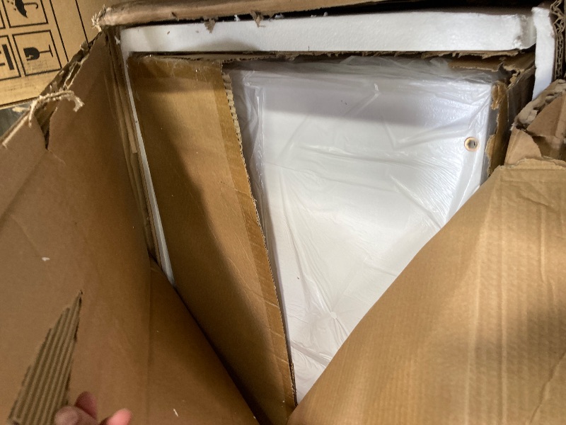 Photo 1 of ***MISSING PIECES -SELLING AS INCOMPLETE PARTS ONLY**** Incomplete Set KEIKI Twin Size Metal Loft Bed Frame with Convertible Staircase, Built-in Storage Shelves & Wardrobe, Loft Bed with Solid Slats & Guardrail, No Box Spring Required, Easy Assembly, for 