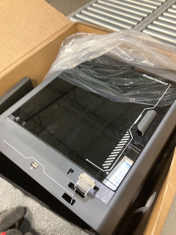Photo 1 of **NO POWER PLUG**ELEGOO Centauri Carbon 2 Combo Multi Color 3D Printer, CoreXY 500mm/s High Speed Multicolor Printing with Canvas, 1-Click Full Auto Leveling and 350°C High-Temp Nozzle, 256x256x256mm Build Volume