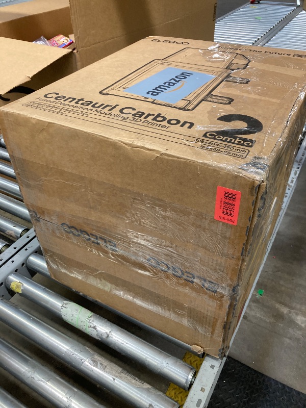 Photo 1 of **PARTS ONLY/SCREEN NOT WORKING***ELEGOO Centauri Carbon 2 Combo Multi Color 3D Printer, CoreXY 500mm/s High Speed Multicolor Printing with Canvas, 1-Click Full Auto Leveling and 350°C High-Temp Nozzle, 256x256x256mm Build Volume