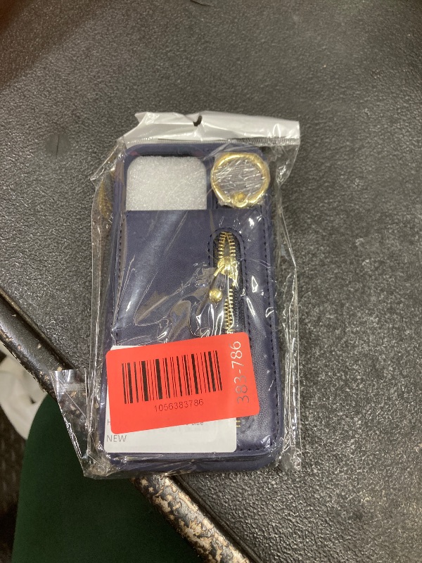 Photo 1 of ?????? Detachable Magnetic Case for iPhone 14 Pro, 2-in-1 System with Zipper Card Wallet & Built-in Phone Grip - Magsafe Compatible PU Leather Cover - Blue