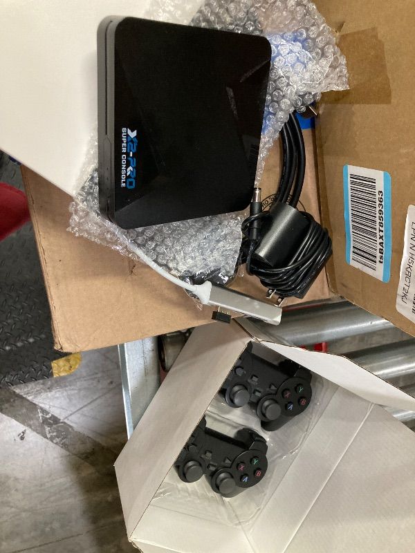Photo 1 of ***NON FUNCTIONAL*THIS ITEM SOLD FOR PARTS ONLY***
HAS GLITCHES ---------- Kinhank 2026 Upgrade Super Console X2 pro with 100000+Games Retro Game Console, Video Game Console with EmuELEC 4.6/Android 9.0 in 1, 2.4G+5G and BT 5.0,2 Gamepad Inside***NON FUNC