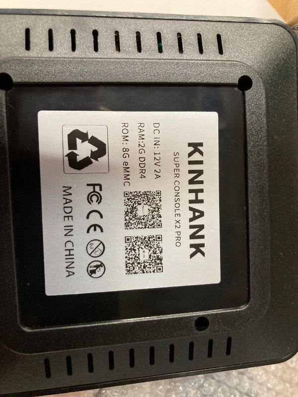 Photo 1 of ***NON FUNCTIONAL*THIS ITEM SOLD FOR PARTS ONLY***
HAS GLITCHES ---------- Kinhank 2026 Upgrade Super Console X2 pro with 100000+Games Retro Game Console, Video Game Console with EmuELEC 4.6/Android 9.0 in 1, 2.4G+5G and BT 5.0,2 Gamepad Inside***NON FUNC