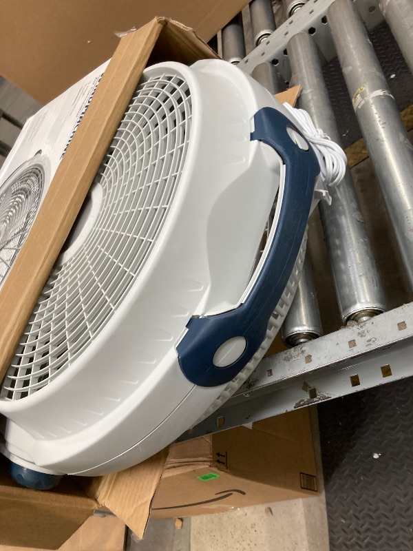 Photo 1 of *Side damaged* Lasko Wind Machine Fan, Air Circulator Fan with 3 Speeds, 20" Model 3300, Gray