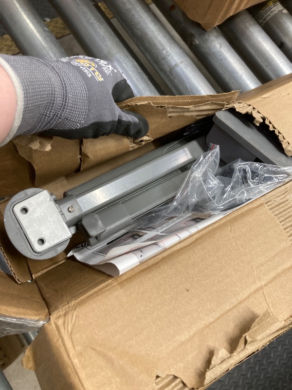 Photo 1 of *Damage to box* Retractable Safety gate, Gray