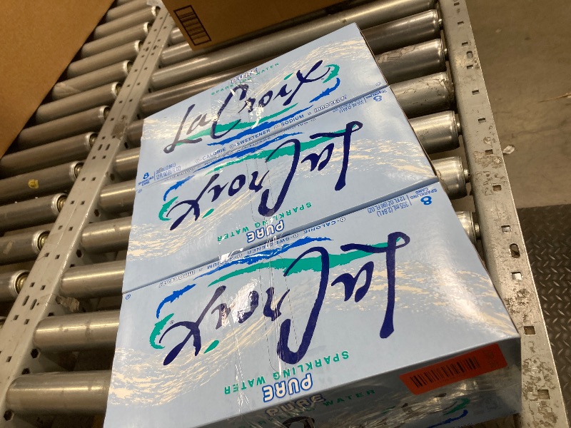 Photo 1 of (3 pack) Sprkilng Water Can Pure 8/12 FO
