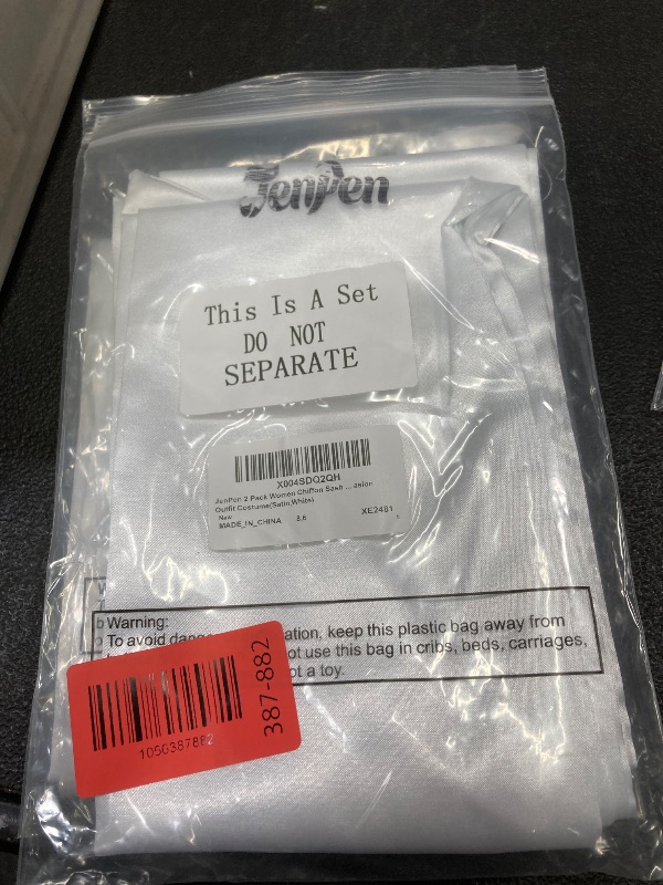 Photo 1 of *2 pack* JenPen 2 Pack Spring Easter Wreath Sash for Front Door Flower Wreath Accessories for Party Outdoor Decor(White)