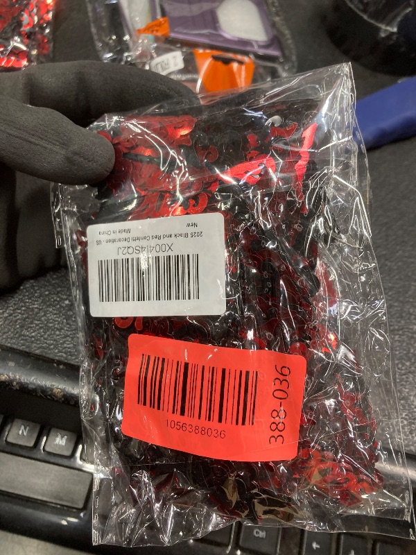 Photo 1 of *2 pack* KatchOn, Red and Black Grad Confetti - Pack of 500 | Graduation Confetti Class of 2026 | Grad Table Decorations | Red and Black 2026 Graduation Decorations | Prom Decorations 2026, Graduation Decor