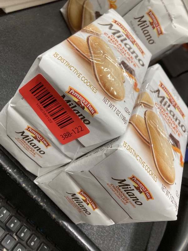 View 2 of *4 pack* Pepperidge Farm Milano Cookies, Chocolate Orange, 7 Oz Bag