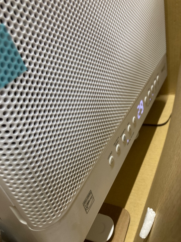 Photo 1 of *vents are dented* Midea 6,000 BTU U Shaped Smart Inverter Window Air Conditioner - Cools 250 Sq Ft, Ultra Quiet with Open Window Operation - Alexa/Google Assistant Compatible, 37% Energy Savings, Remote (2026 Edition)