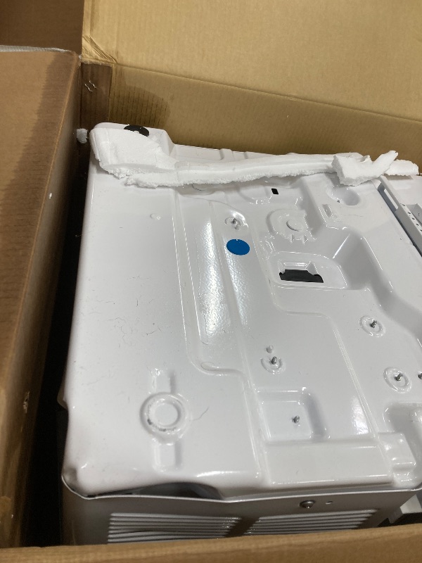 Photo 1 of *vents are dented* Midea 6,000 BTU U Shaped Smart Inverter Window Air Conditioner - Cools 250 Sq Ft, Ultra Quiet with Open Window Operation - Alexa/Google Assistant Compatible, 37% Energy Savings, Remote (2026 Edition)